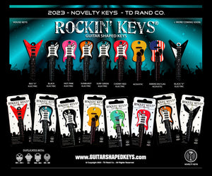 Rockin' Keys - Guitar Shaped Keys