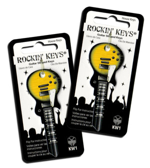 2 Darkburst LP Guitar Shaped Rock Star Keys