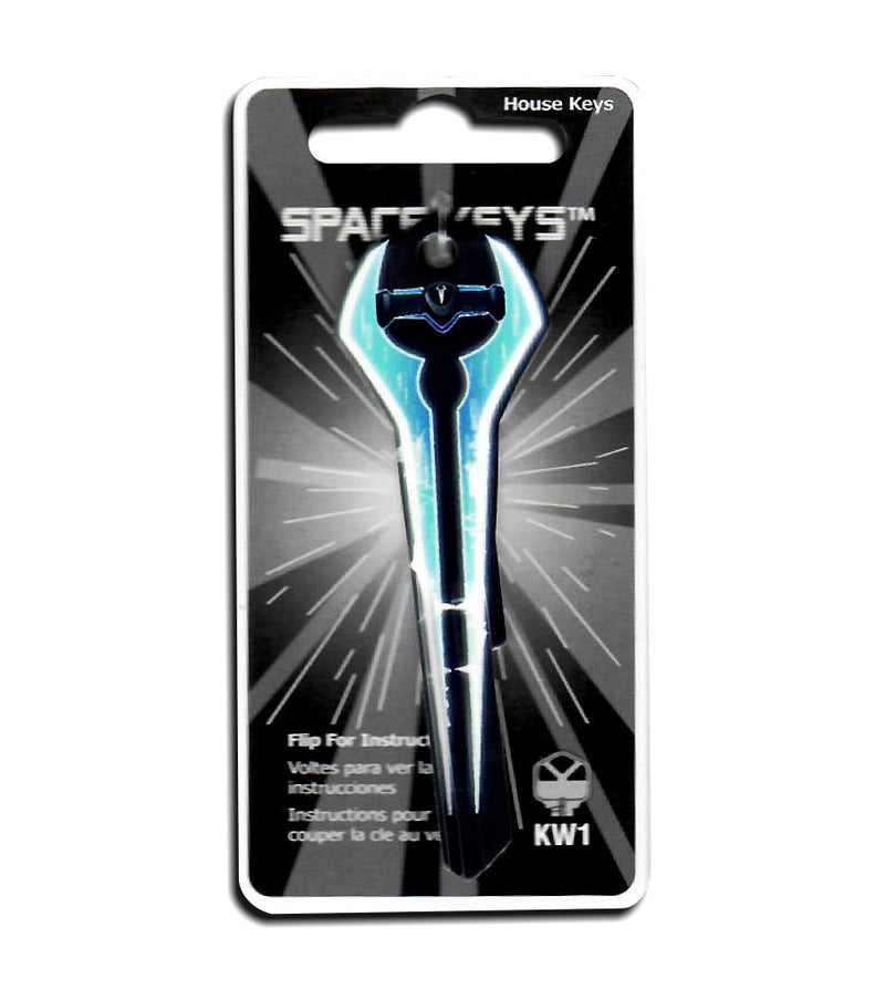 Set Of 7 Saber Shaped Space Keys - Includes UFO, Alien & Energy Weapon Keys (KW1/KW11)