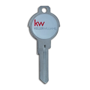 Round Nickel Plated Epoxy Keller Williams Closing Keys 5-25 PCS.