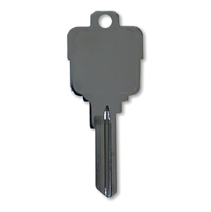 Nickel Plated Universal Surface Icon Deco Key