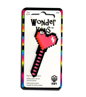 Pink Digital Heart Shaped Wonder Key!