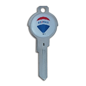 Round Nickel Plated Epoxy RE/MAX Closing Keys 5-25 PCS.