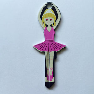 Pink Dress Ballerina Shaped Wonder Key!