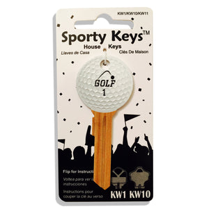 Golf Shaped Sporty WONDER Key