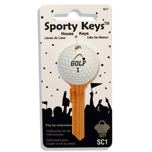 Golf Shaped Sporty Key