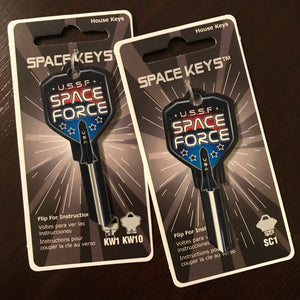SPACE FORCE Shield Shaped Space Key! NEW!!!