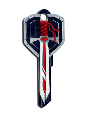 Red Castle Shield and Sword Shaped Wonder Key! NEW!