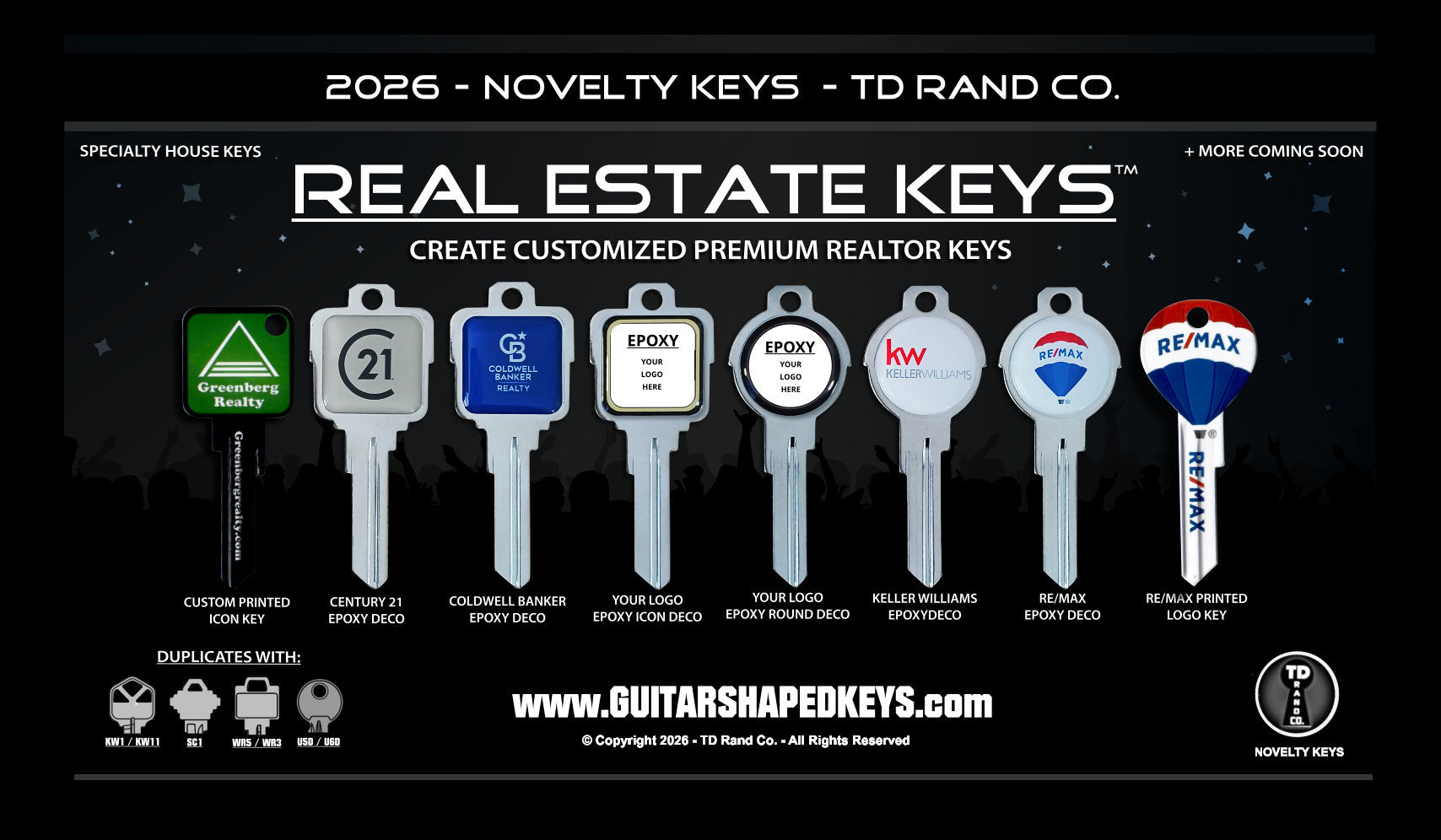 Customized Realtor Keys