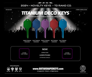 Titanium Deco and Custom Keys
