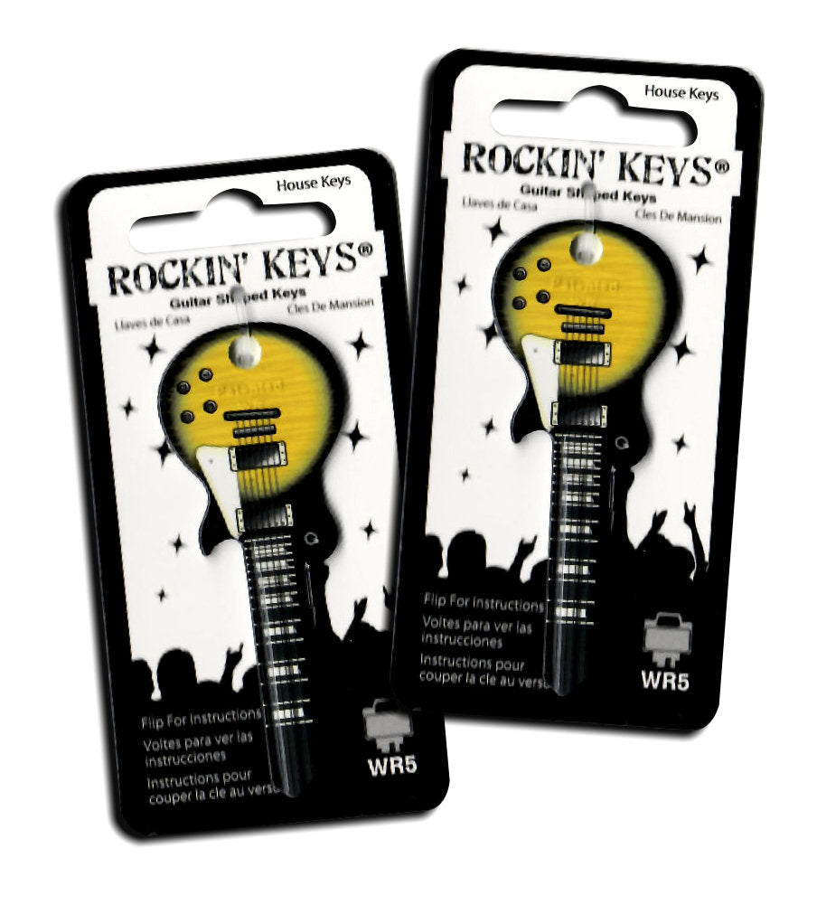 2 Darkburst LP Guitar Shaped Rock Star Keys