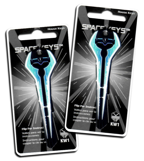 2 Energy Blade Shaped Space Keys Energy Weapon