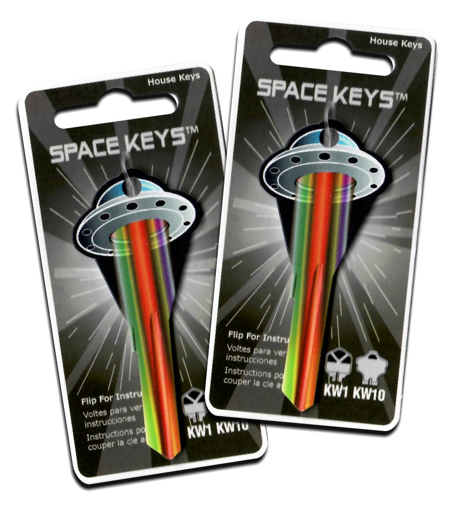 2 Pcs. UFO Flying Saucer Shaped Space Keys