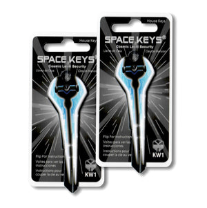 2 Energy Blade Shaped Space Keys Energy Weapon