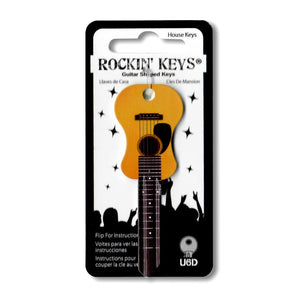 Acoustic Guitar Shaped Rockin' Key