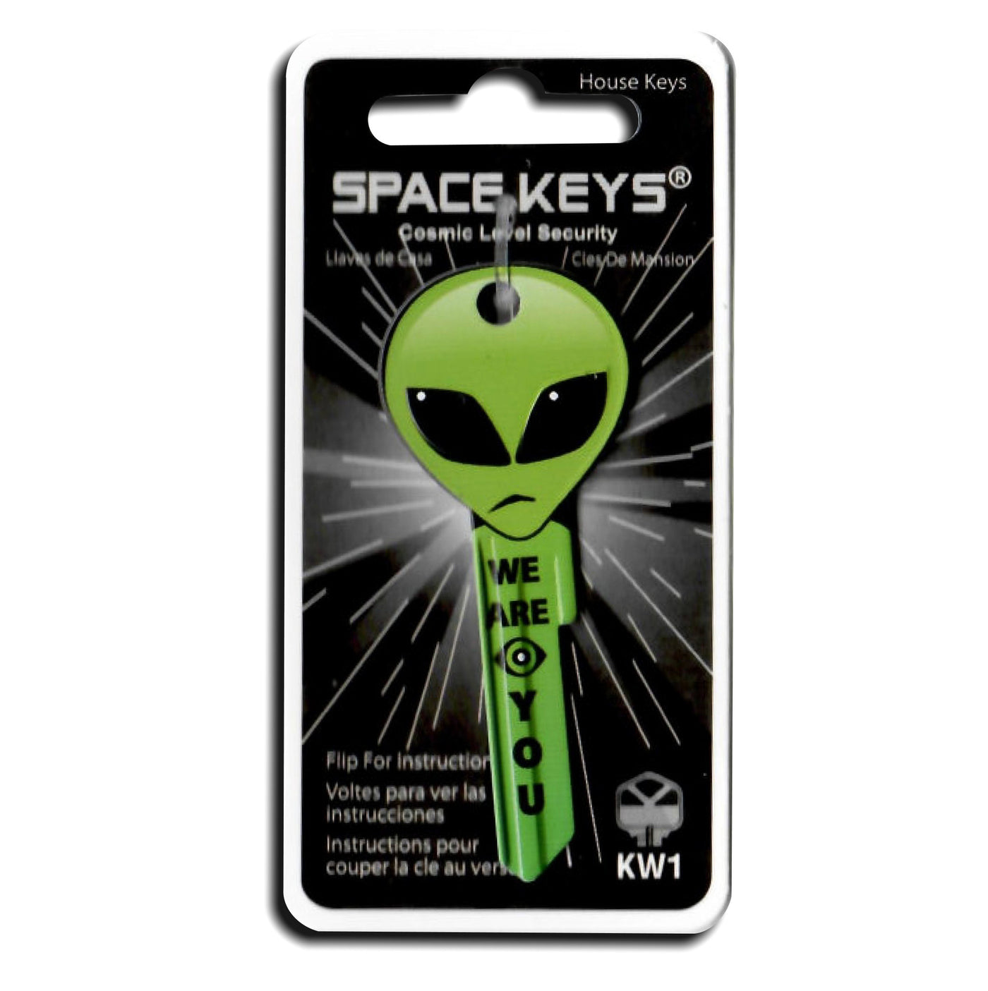Alien Head Shaped Keys Space Weapon Keys