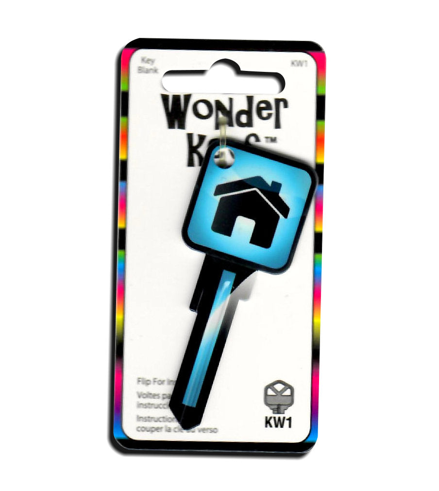 Blue House Over Sized ICON Shaped Wonder Key