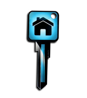 Blue House Over Sized ICON Shaped Wonder Key