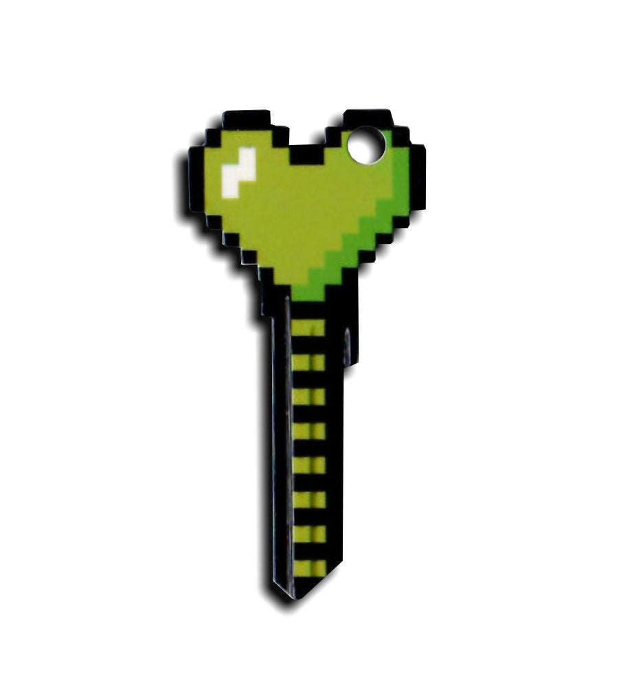 Green Digital Heart Shaped Wonder Key!