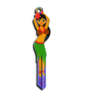Hula Girl (Updated Version) Shaped Wonder Key