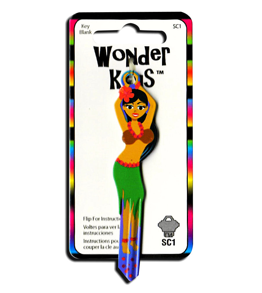 Hula Girl (Updated Version) Shaped Wonder Key