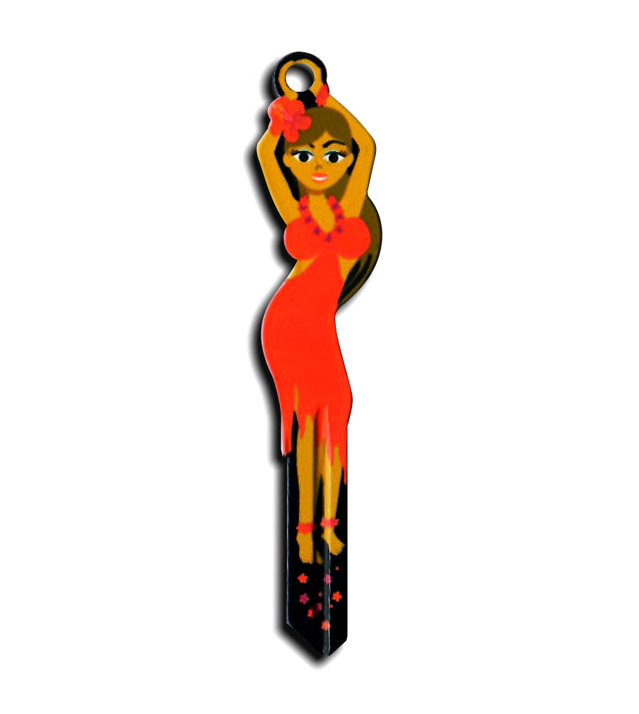 Lady in Red Dress Shaped Wonder Key