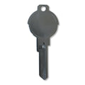 Nickel Plated Universal Surface Round Deco Key