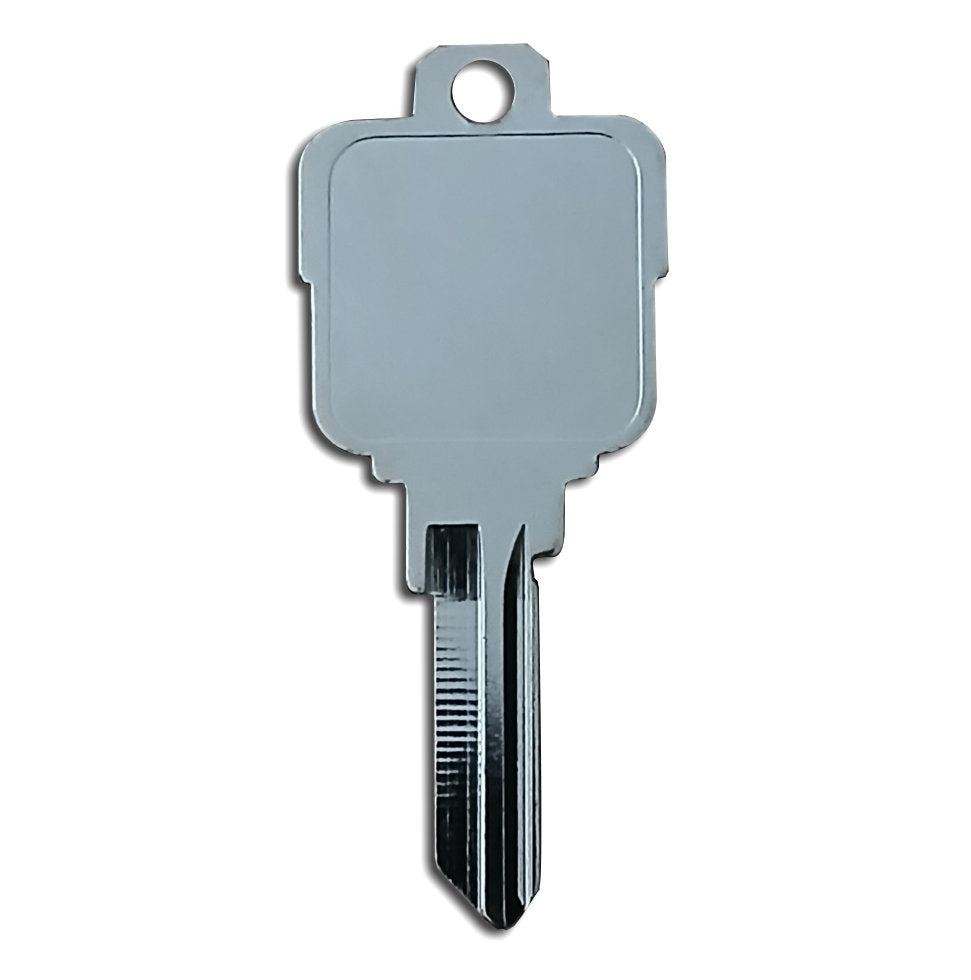 Nickel Plated Universal Surface Icon Deco Key