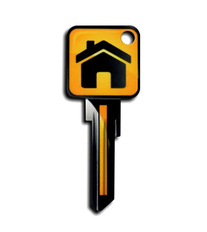 Orange House Over Sized ICON Shaped Wonder Key