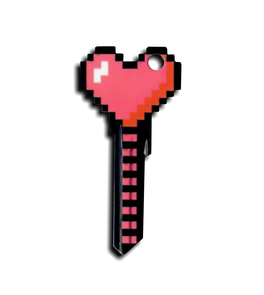Pink Digital Heart Shaped Wonder Key!