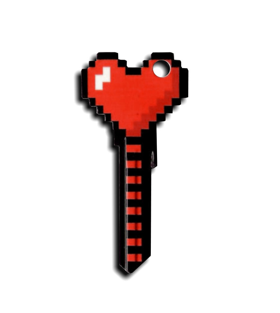 Red Digital Heart Shaped Wonder Key!