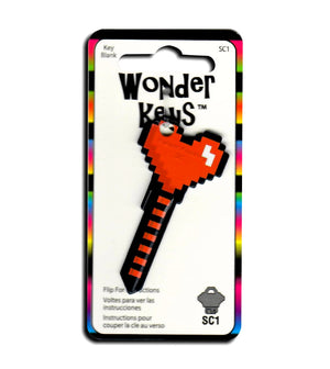 Red Digital Heart Shaped Wonder Key!