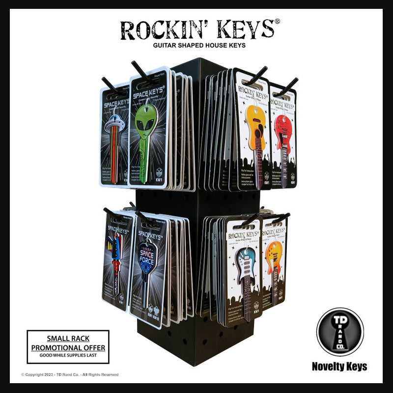 Blaster Rack Spinner Display with 112-160 Keys - Rack FREE with Purcha