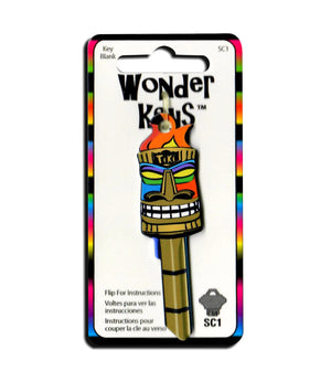 Tiki Torch Shaped Wonder Key! NEW!!!
