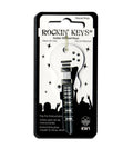 White Wide Body LP Guitar Shaped Rock Star Rockin' Key