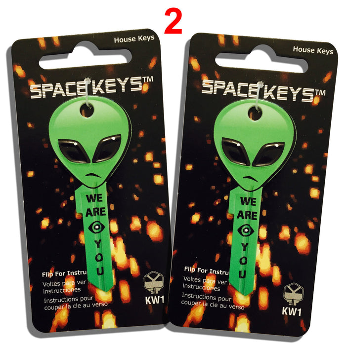 Alien Saber Shaped Keys Space Weapon Keys, Light space keys.