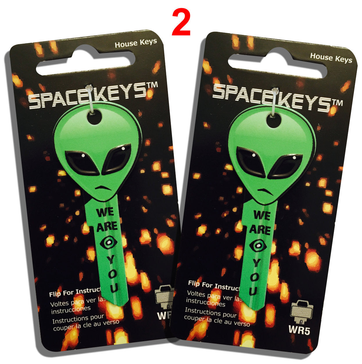 Alien Shaped Keys Space Keys, Cosmic Keys. – Guitar Shaped Keys