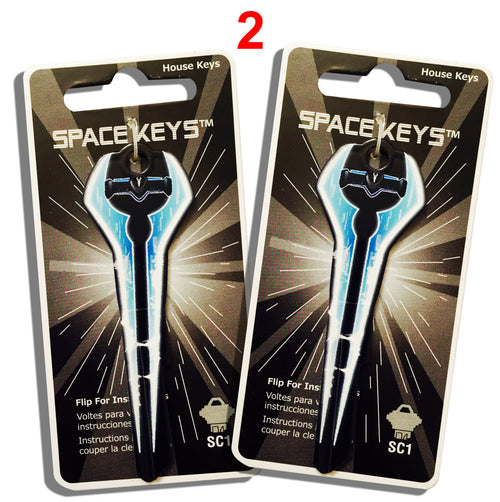 2 Energy Blade Shaped Space Keys Energy Weapon