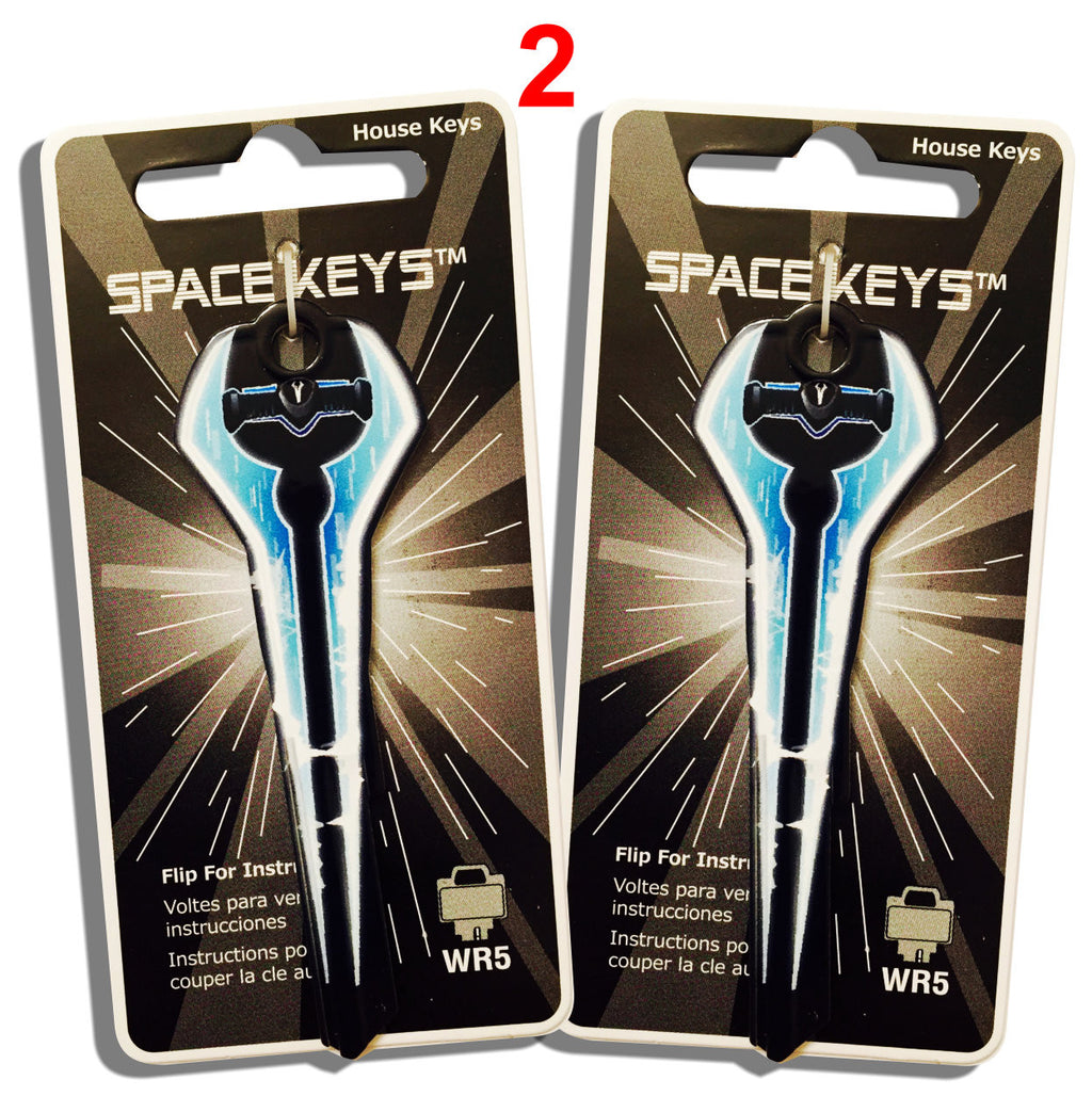2 Energy Blade Shaped Space Keys Energy Weapon