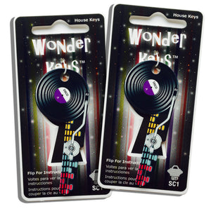 2 Record Player Shaped Wonder Keys!