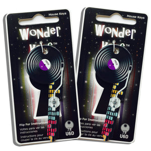2 Record Player Shaped Wonder Keys!