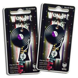 2 Record Player Shaped Wonder Keys!