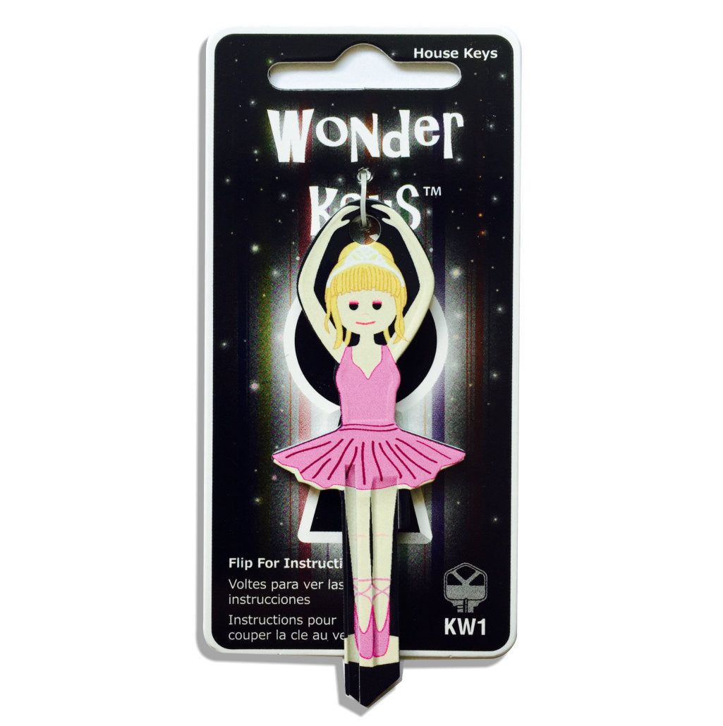 Pink Dress Ballerina Shaped Wonder Key!