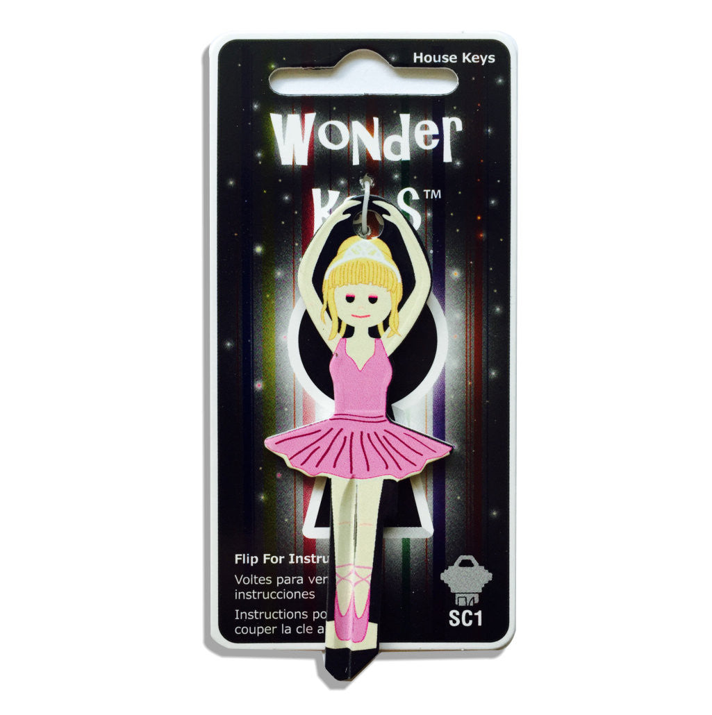 Pink Dress Ballerina Shaped Wonder Key!