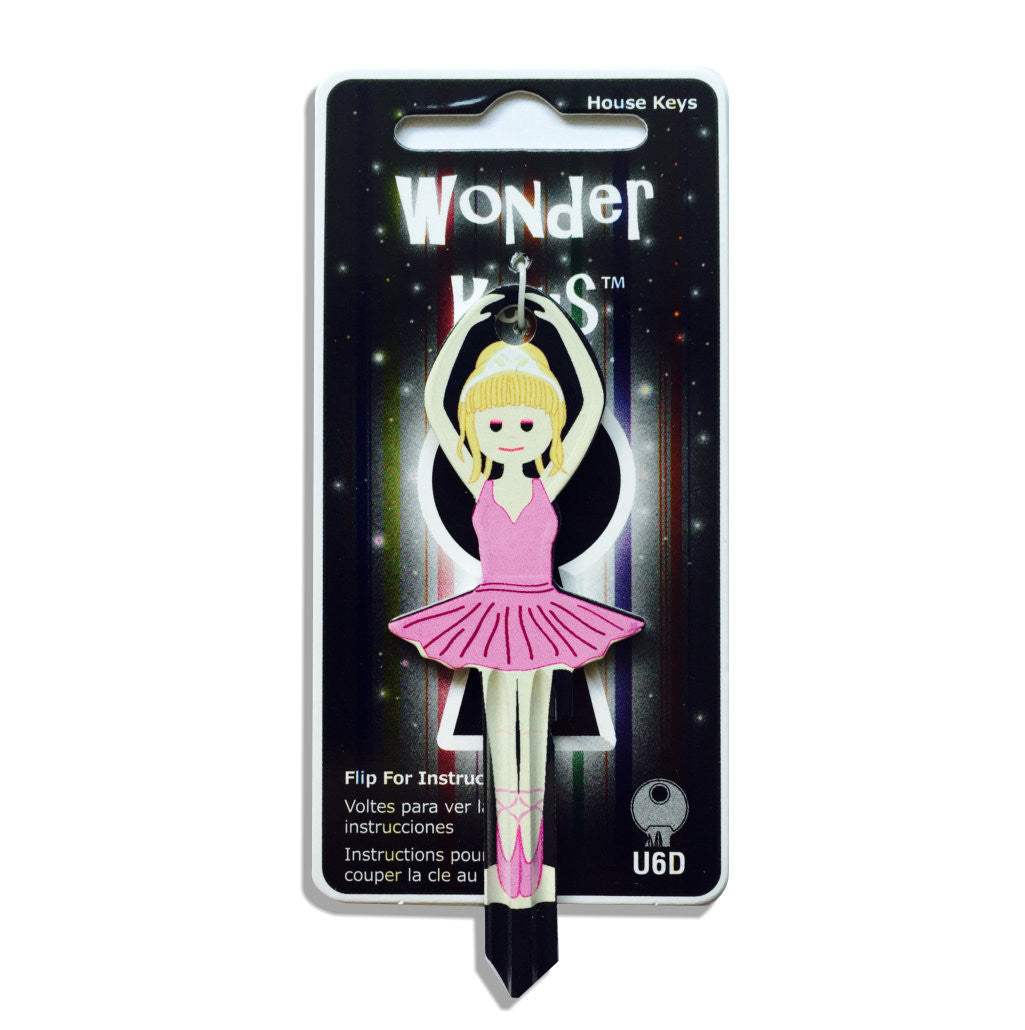 Pink Dress Ballerina Shaped Wonder Key!
