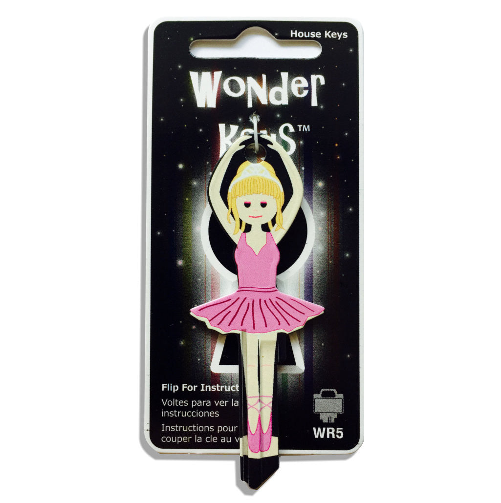 Pink Dress Ballerina Shaped Wonder Key!
