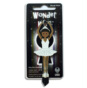 White Dress Ballerina Shaped Wonder Key!