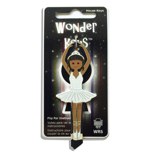 White Dress Ballerina Shaped Wonder Key!