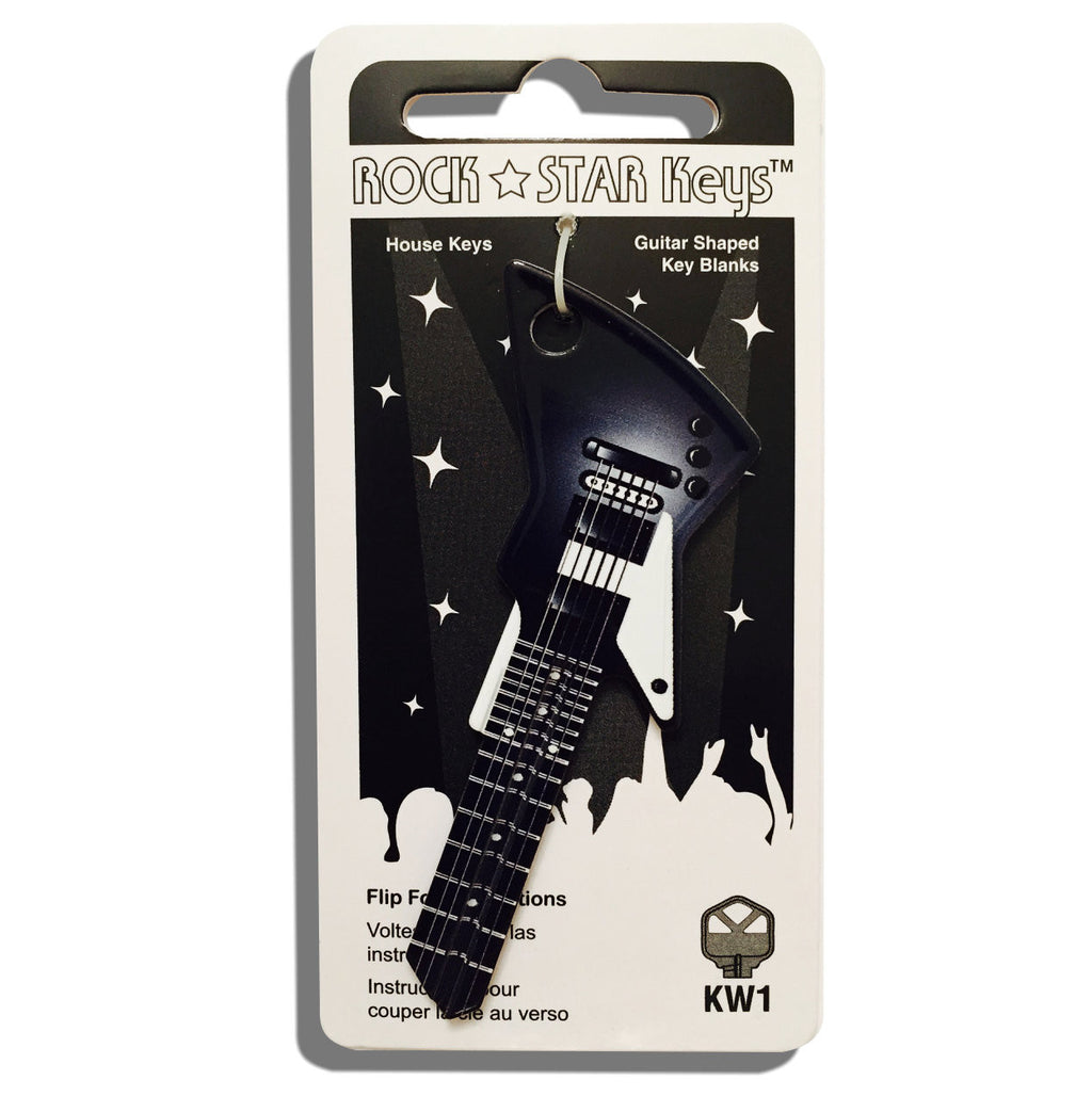 Black EXP Guitar Shaped Rock Star Key