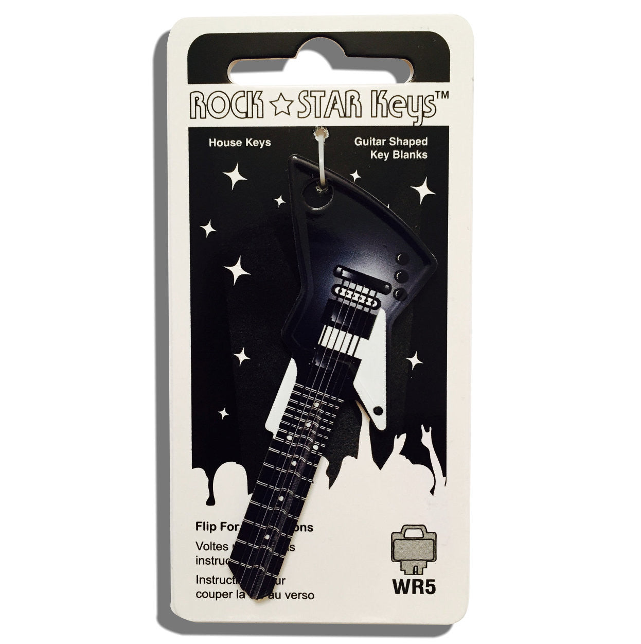 Black EXP Guitar Shaped Rock Star Key